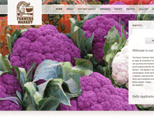 Tablet Screenshot of mountclemensfarmersmarket.com